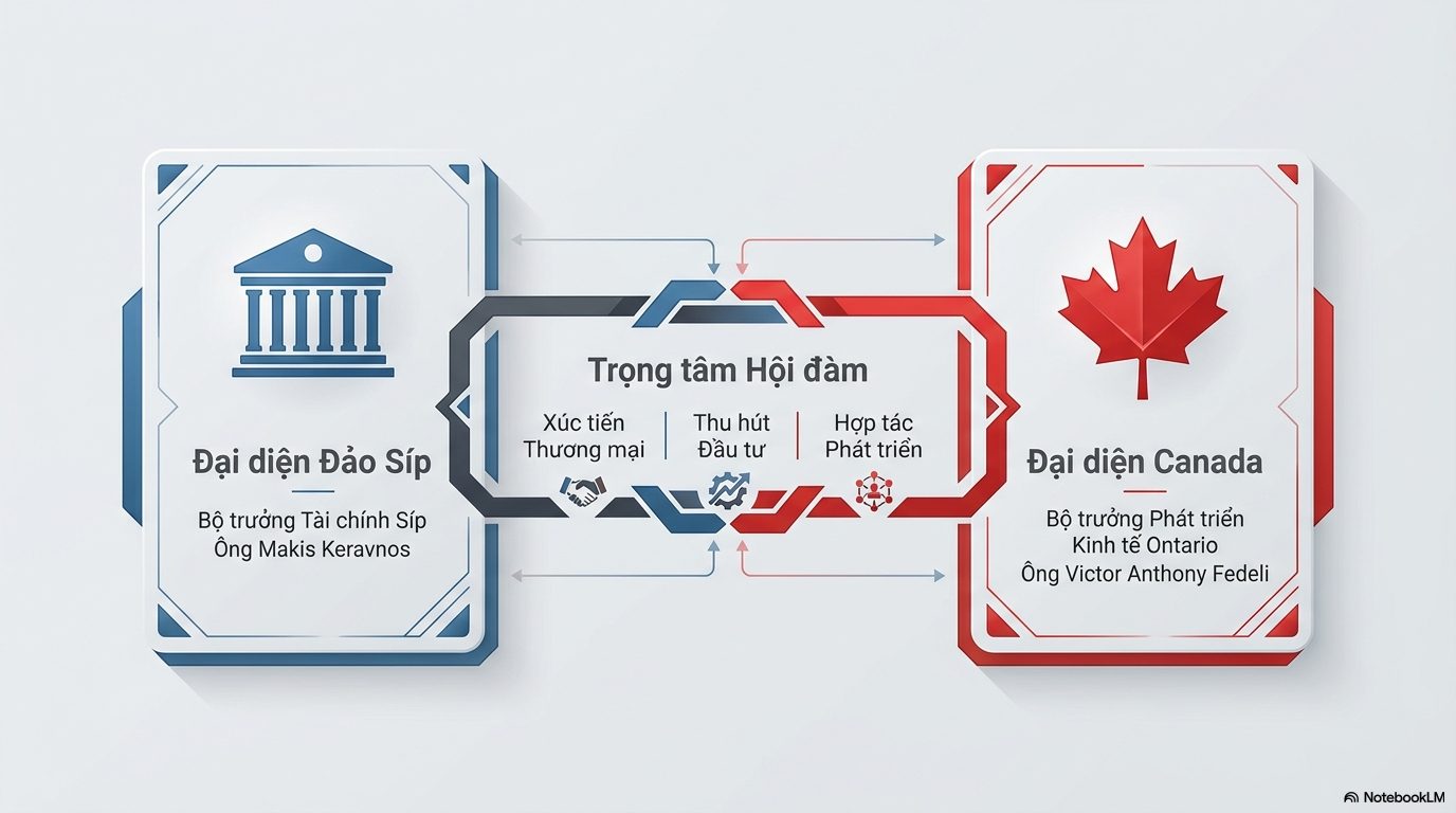 Síp và Canada thúc đẩy hợp tác đầu tư