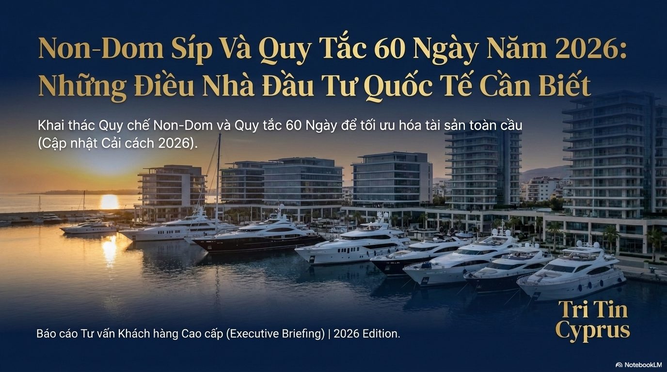 Non-Dom Síp Và Quy Tắc 60 Ngày Năm 2026: Những Điều Nhà Đầu Tư Quốc Tế Cần Biết