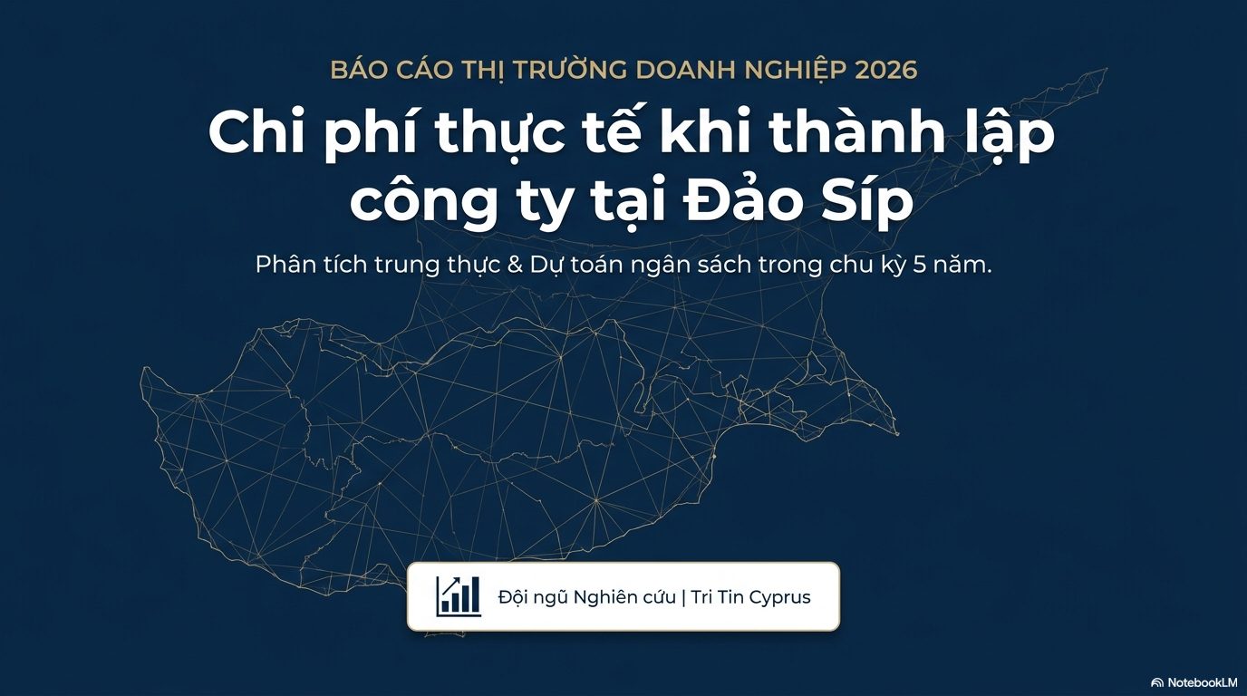 Chi phí thành lập công ty tại Síp: Phân tích trung thực trong 5 năm (2026):