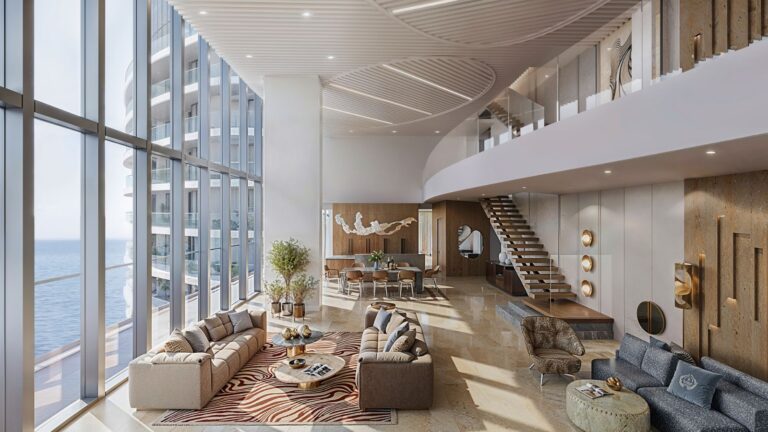 Căn hộ 1803 Cavalli Tower Limassol Blu Marine – 2 phòng ngủ