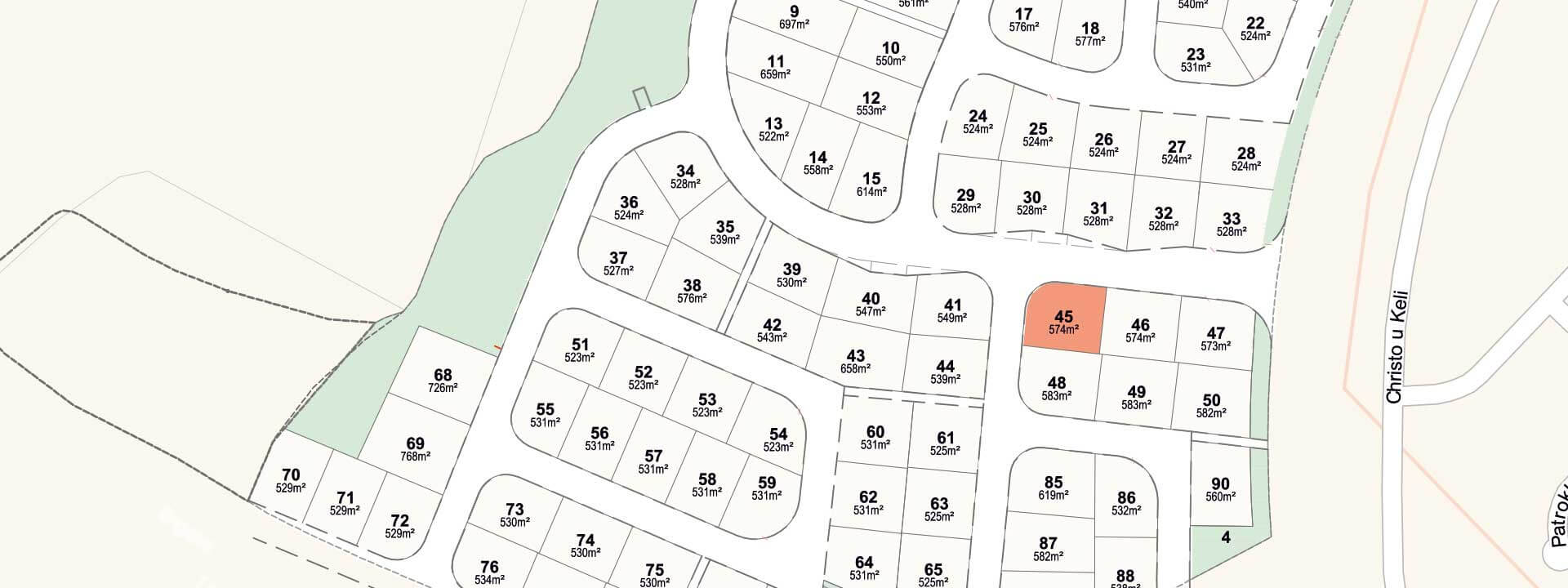Engomi Plots – Lô đất số 45