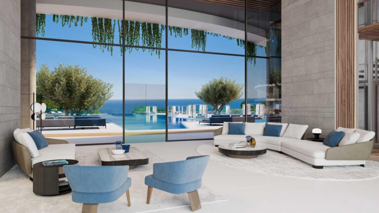 Căn hộ 605 Cavalli Tower Limassol Blu Marine – 3 phòng ngủ